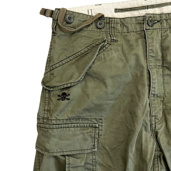 Neighborhood x NHIZ Izzue Mens Cargo Shorts Green L Streetwear Military Utility - Picture 4 of 16